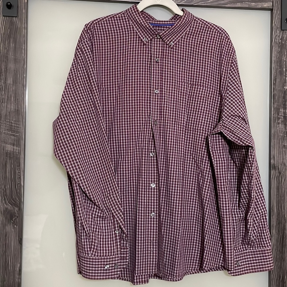 Sears XXL Maroon button down